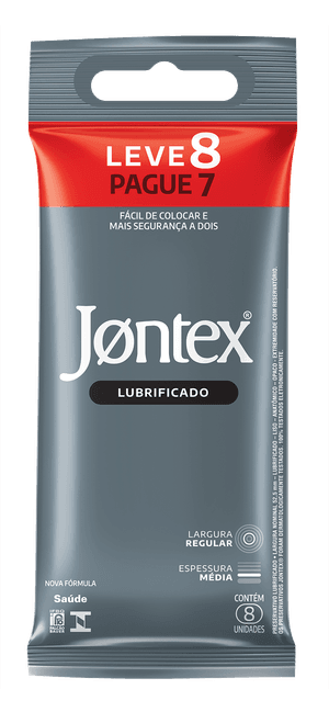 Jontex Lubrificado L8P7 8 Unidades