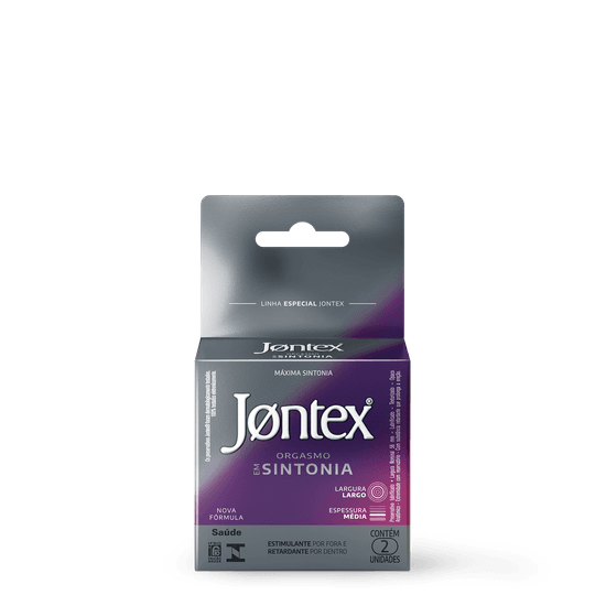 Jontex Orgasmo em Sintonia 2 Unidades