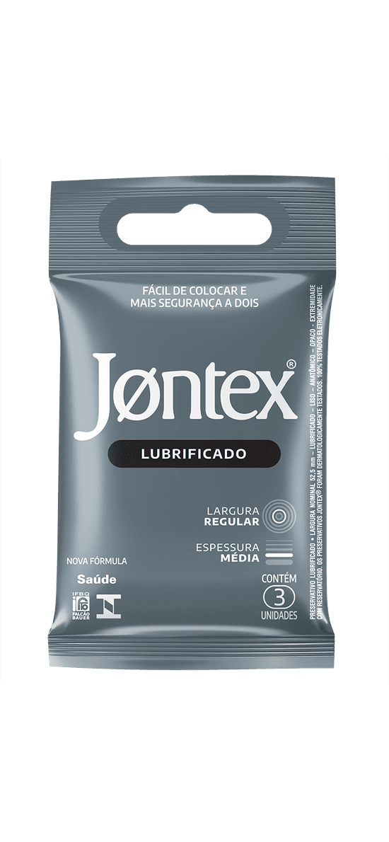 Jontex Lubrificado 3 Unidades