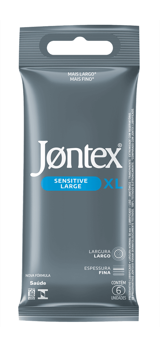 Jontex XL Sensitive 6 Unidades