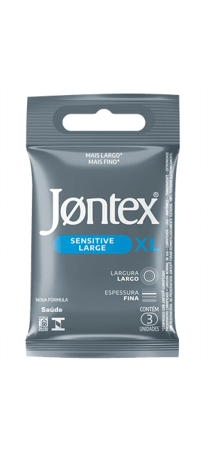 Jontex XL Sensitive 3 Unidades