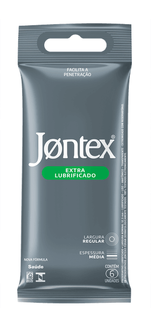 Jontex Extra Lubrificado 6 Unidades