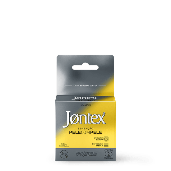 Jontex Sensação Pele com Pele 2 Unidades