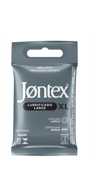 Jontex XL Lubrificado 3 Unidades