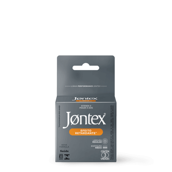Jontex Efeito Retardante 3 unidades
